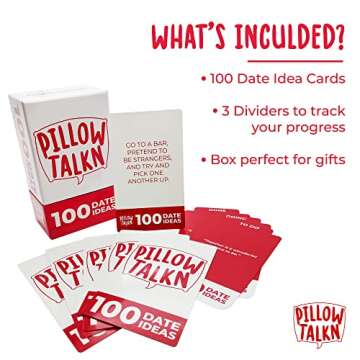 Pillow Talk Date Night Ideas Gift Cards for Couples
