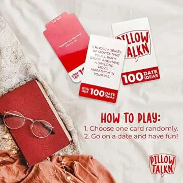 Pillow Talk Date Night Ideas Gift Cards for Couples