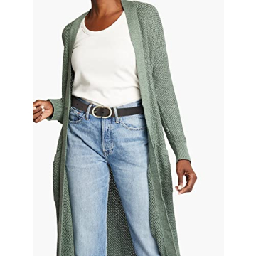 CR Womens Dark Brown Leather Belts for Jeans Pants - 1.3" Width Casual Ladies Burgundy Belt - Fashion Center Bar Gold Buckle