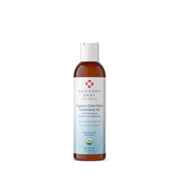 Shoosha Organic Calendula Oil for Babies - Gentle & Safe