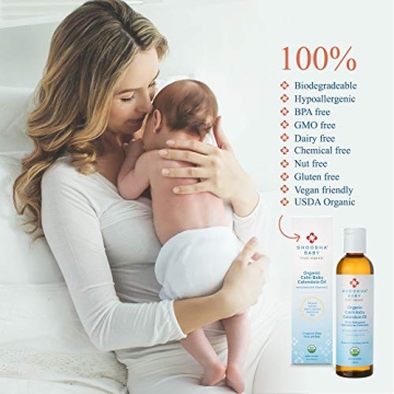 Shoosha Organic Calendula Oil for Babies - Gentle & Safe