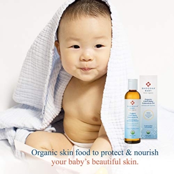 Shoosha Organic Calendula Oil for Babies - Gentle & Safe