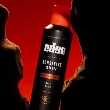 Edge Shaving Gel for Men with Aloe 7oz - Soothes Sensitive Skin