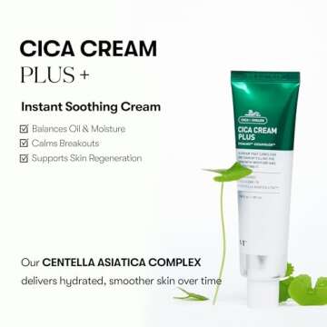 VT COSMETICS Cica Cream Plus, Hydrating & Calming Face Moisturizer with Centella Asiatica, Lightweig...