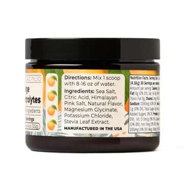 Santa Cruz Paleo Electrolyte Powder Orange - Sugar-Free 30 Servings