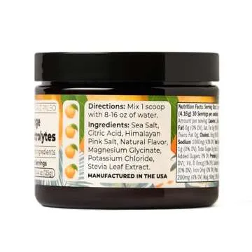 Santa Cruz Paleo Electrolyte Powder Orange - Sugar-Free 30 Servings