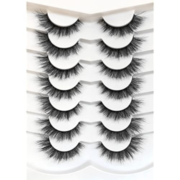 Elevate Beauty with Pooplunch Natural Fluffy Cat Eye Silk Lashes Multipack