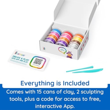 Fat Brain Toys Hey Clay Animals Interactive Modeling Clay Kit