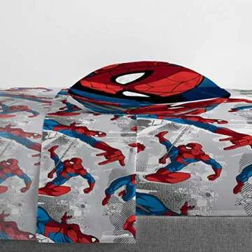 Jay Franco Spiderman Twin Bed Set - Soft, Vibrant Comforter