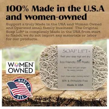 Soap Saver Set - Soap Dish for Shower, Spa, Bathroom Sink - Bar Soap Holder & Soap Tray for Shampoo ...