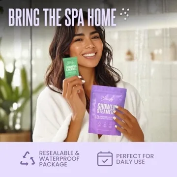 Cleverfy Shower Steamers 18 Pack for Relaxation and Gifts