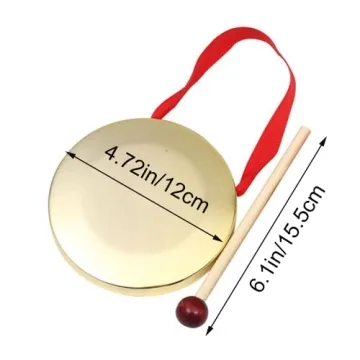 YongXiangPeng Mini Copper Gong for Celebrations and Music