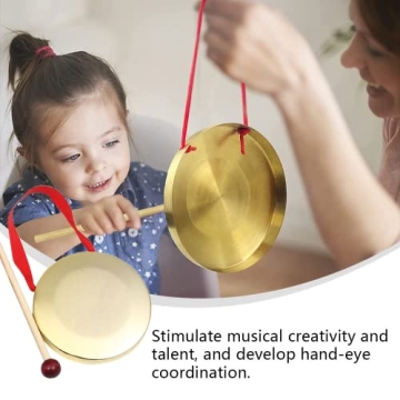 YongXiangPeng Mini Copper Gong for Celebrations and Music
