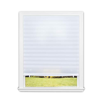 Redi Shade No Tools Light Filtering Pleated Fabric Shade - Easy Install, Pet & Child Safe