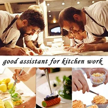 Gutsdoor Stainless Steel Kitchen Tweezers for Precision Cooking