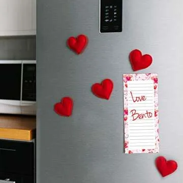 Valentine's Day Magnetic To Do List Notepads - 6 Pieces