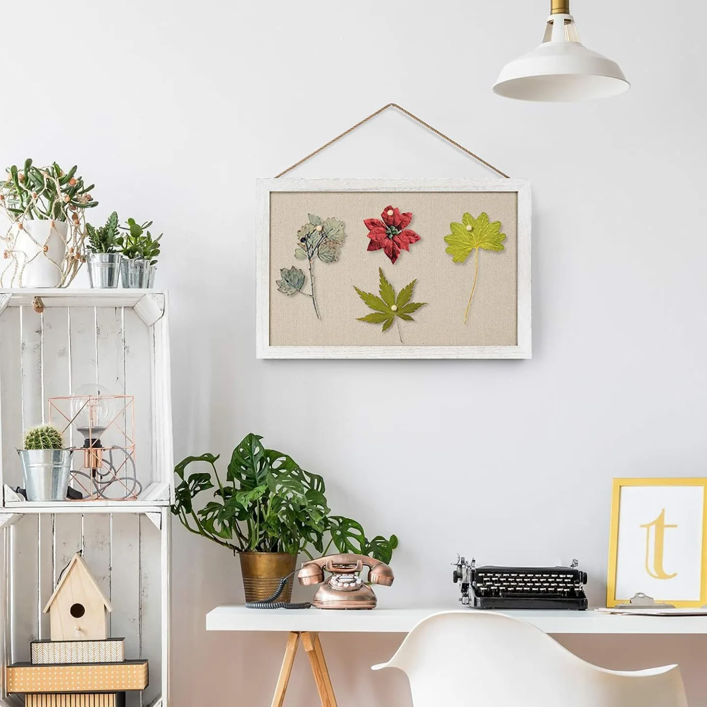 Wood Framed Bulletin Board Set | 16x11 Inch