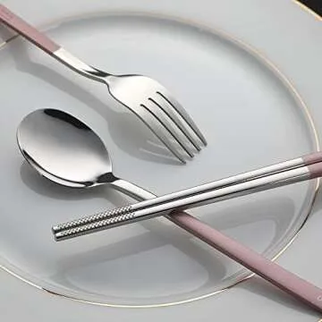 DEVICO Portable Stainless Steel Cutlery Set for On-the-Go