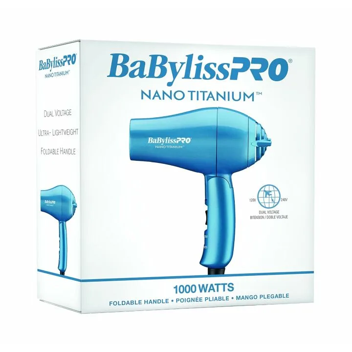 BaBylissPRO Nano Titanium Travel Hair Dryer