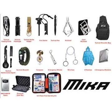 MIKA 72 Hours Emergency Survival Backpack for All
