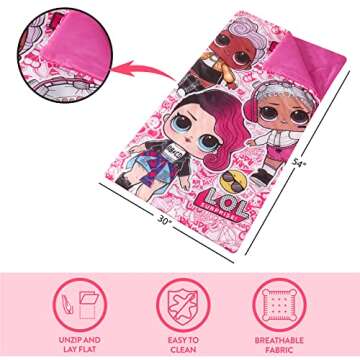 LOL Surprise Sling Bag Slumber Set for Kids Sleepovers
