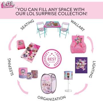 LOL Surprise Sling Bag Slumber Set for Kids Sleepovers