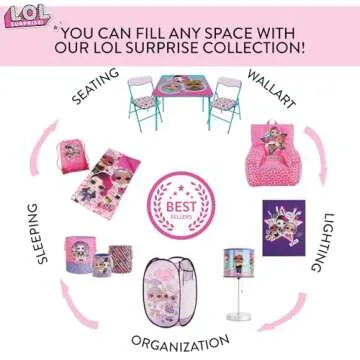 LOL Surprise Sling Bag Slumber Set for Kids Sleepovers