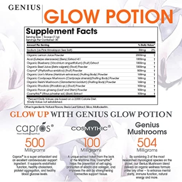 Genius Glow Potion for Glowing Skin and Mind