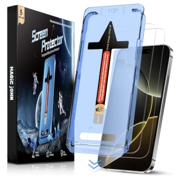 MAGIC JOHN Screen Protector iPhone 16 Pro 6.3" HD Clear