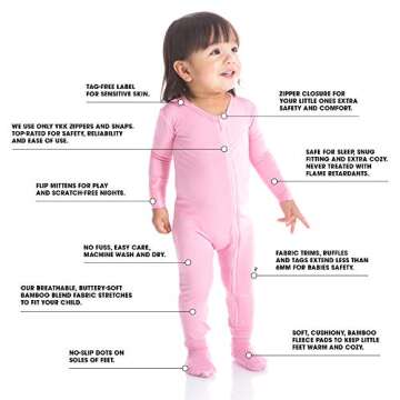 KicKee Halloween Footie with Zipper in Spooky Fun Prints, One-Piece Boy or Girl Baby Clothes, Sleepw...