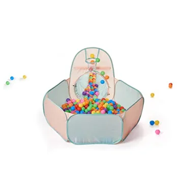 UTEX 3 in 1 Kids Play Tent with Tunnel and Ball Pit