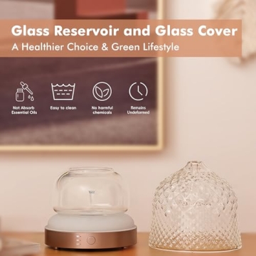 200ml Levoair Essential Oil Glass Diffuser - Aromatherapy Gift