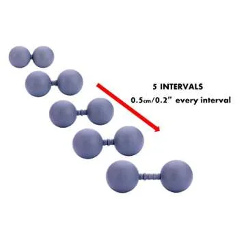 Adjustable Peanut Massage Ball Roller, Double Lacrosse Ball Acupoint Myofascial Release Muscle Knot Relaxer Mobility Trigger Point for Physical Therapy Self Deep Tissue Manual Massager Equipment Tool