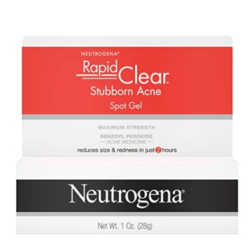 Neutrogena Rapid Clear Stubborn Acne Spot Treatment Gel – Maximum Strength Formula for Clear Skin