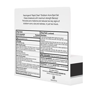 Neutrogena Rapid Clear Acne Treatment Gel 10% Benzoyl Peroxide