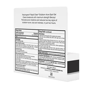Neutrogena Rapid Clear Acne Treatment Gel 10% Benzoyl Peroxide