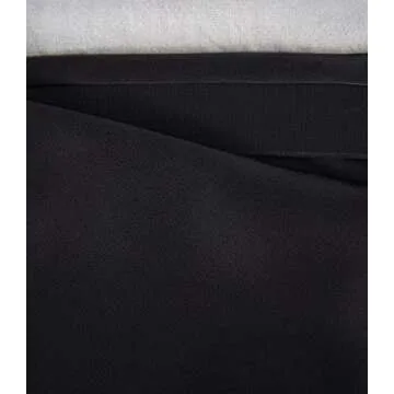 Women's Satin High Waist Hidden Elasticized Waistband Flared Casual A Line Midi Skirt