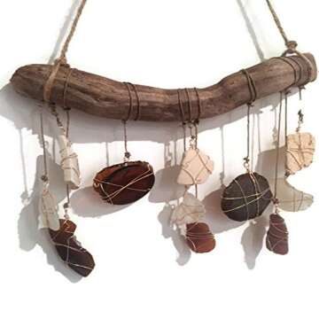 Eco-Friendly Sea Glass Mobile: Unique Beach Decor