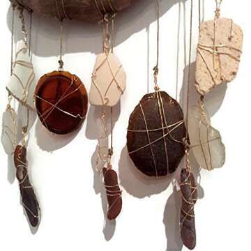 Eco-Friendly Sea Glass Mobile: Unique Beach Decor