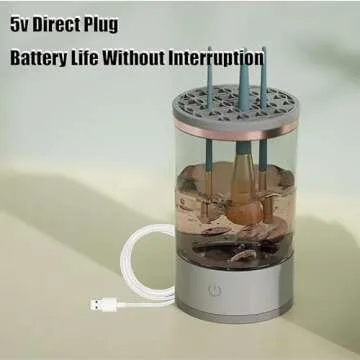 Brushly Pro Electric Makeup Brush Cleaner for All Brushes