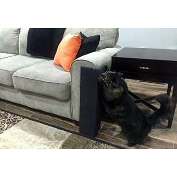 Sofa-Scratcher Squared' Cat Scratching Post & Couch-Corner/Furniture Protector (Moss)