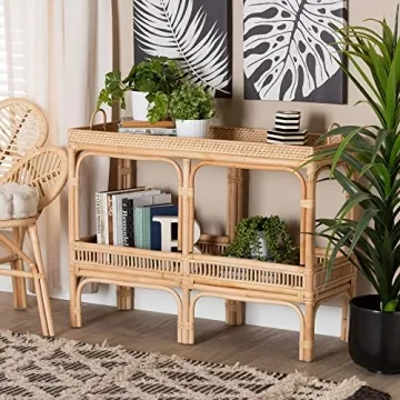 Stylish Bali & Pari Lombok Rattan Console Table