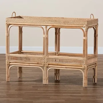 Stylish Bali & Pari Lombok Rattan Console Table