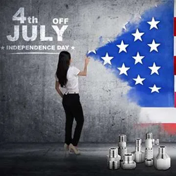 14 Pieces Airbrush Adapter Set Airbrush Quick Disconnect Fittings Hose Quick Release Adapter for Air Compressor