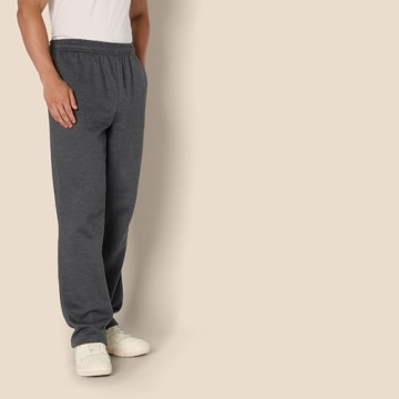 Amazon Essentials Men's Fleece Open Bottom Sweatpant - Comfort Meets Style!