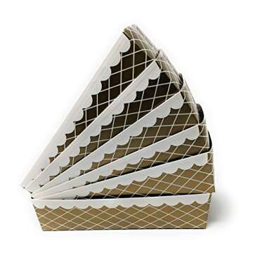 Simply Baked Paper Loaf Pan Set, Gold, 18 Count