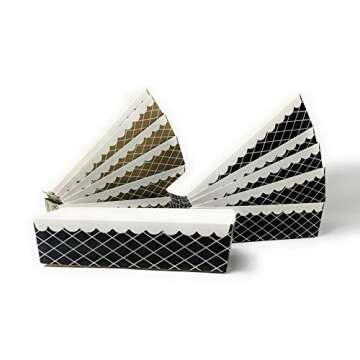 Simply Baked Paper Loaf Pan Set, Gold, 18 Count