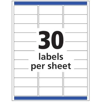 Avery 18660 Clear Mailing Labels - 300 Count for All Occasions