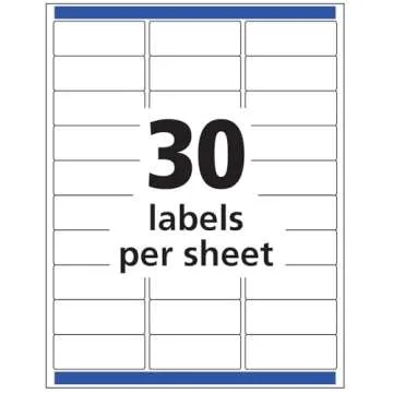 Avery 18660 Clear Mailing Labels - 300 Count for All Occasions