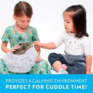 Paw Inspired Furr-O Burrowing Pet Bed for Guinea Pigs and Other Small Animals (Light Gray)